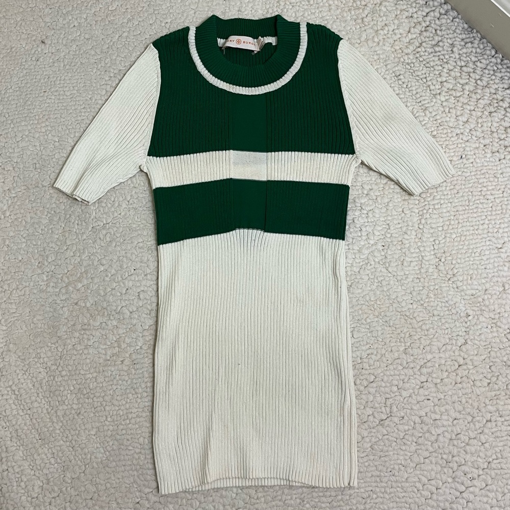 Tory Burch short sleeve sweater